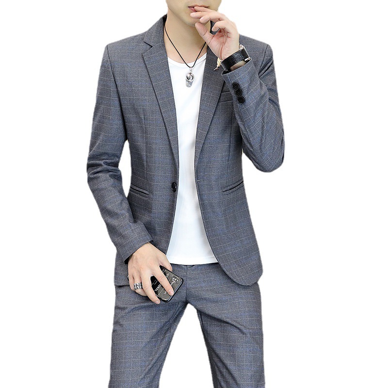 M123Casual business suit jacket professional slim formal suit best man groom wedding dress