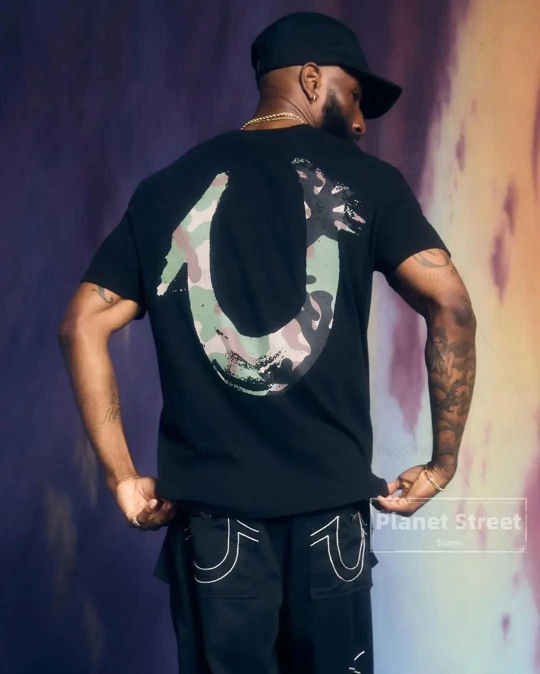 Retro Trendy Brand Harajuku Loose T Shirts Y2k Tops Hip Hop Graphic Letter Printed Short Sleeve Gothic Streetwear Men Clothing W250117