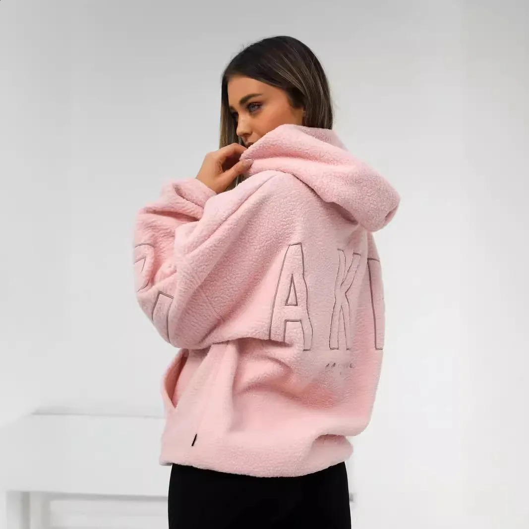2024 Hoodie Jacket with Thickened Granular Fleece 250121