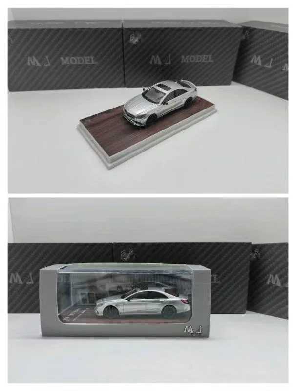 MJ 1 64 CLS63 Silver Devils Eye Sedan Edition Diecast Model Car C251106