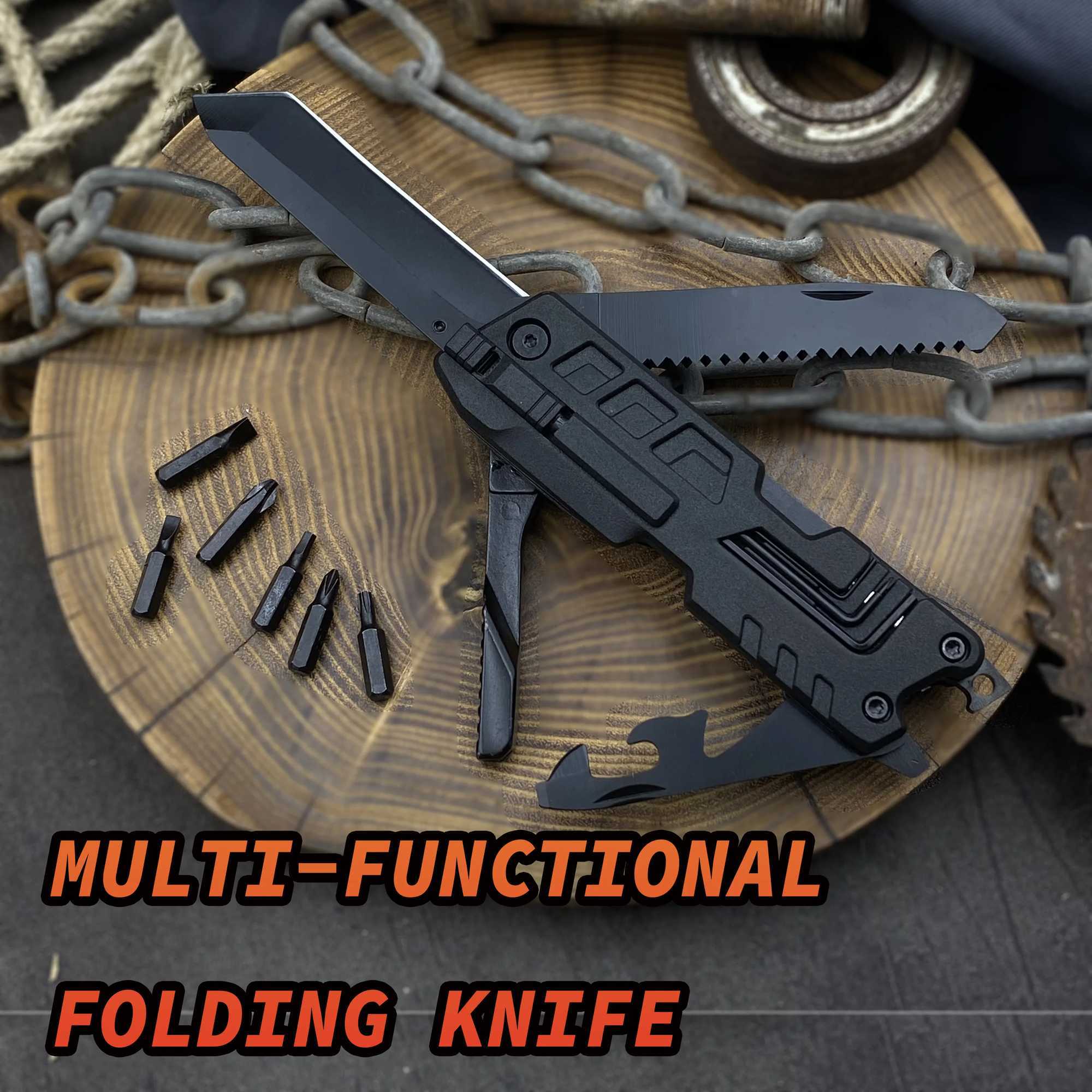 The best Christmas gift for men - versati folding knife portable self-dense tactical knife outdoor cam survival gear W250120