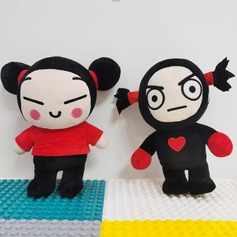 30cm Kawaii Pucca and Garu Plush Toys China Doll Cartoon Cute Soft Stuffed Dolls Figure Sleeping Pillow Childrens Birthday Gift 250109