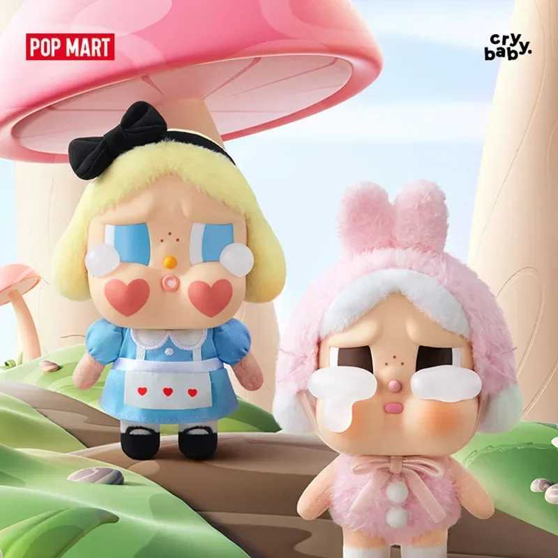 POPMART CRYBABY CRYING AGAIN Series Vinyl Blind Box Toys Kawaii Anime Action Figure Cash Box Surprise Mystery Box Dolls Girls W250116