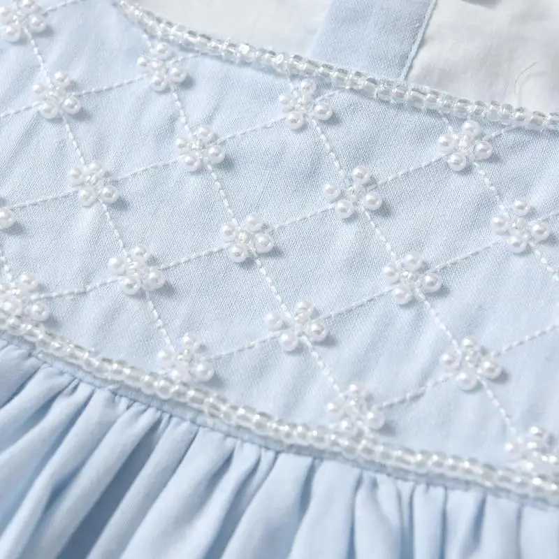 Clibeso 2024 Baby Girl Baptism Dresses Kids Spanish Lace Bow Dress Children Luxury Birthday Clothing Girls Boutique Clothes X250125