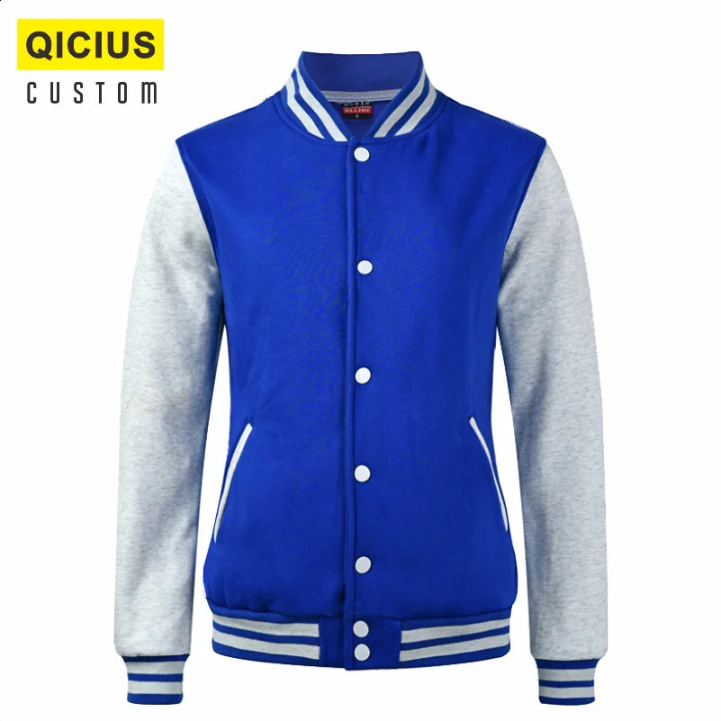 Mens Baseball Uniform Jacket Custom Printed Embroidered Jacket Letter Street Clothing Campus Group Class Uniform Jaquetas 250116