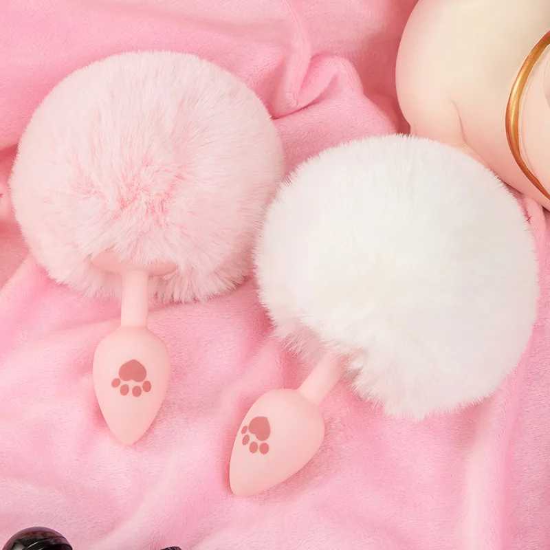 Sexy Fox Anal Plug Tail Silicone Anal Toys for Women Men Butt Plug Small Tail Cat Rabbit Anal Plug Cute Play Sex Toys for AdultXJ250121