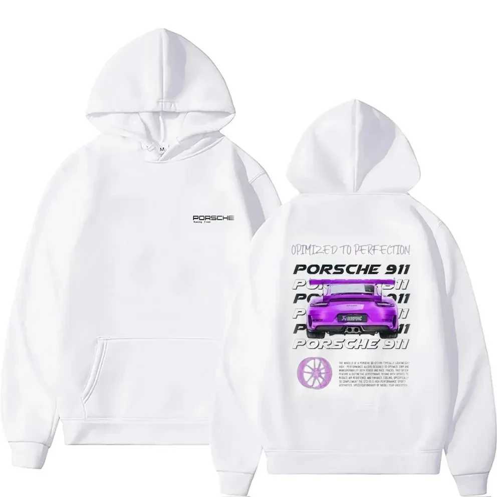Design Casual Cotton Classic Fashion Car Letter Hoodies Aesthetic Popular GT3-RS Tops Pullover Sweatshirt Oversized 911 Unisex X2501257