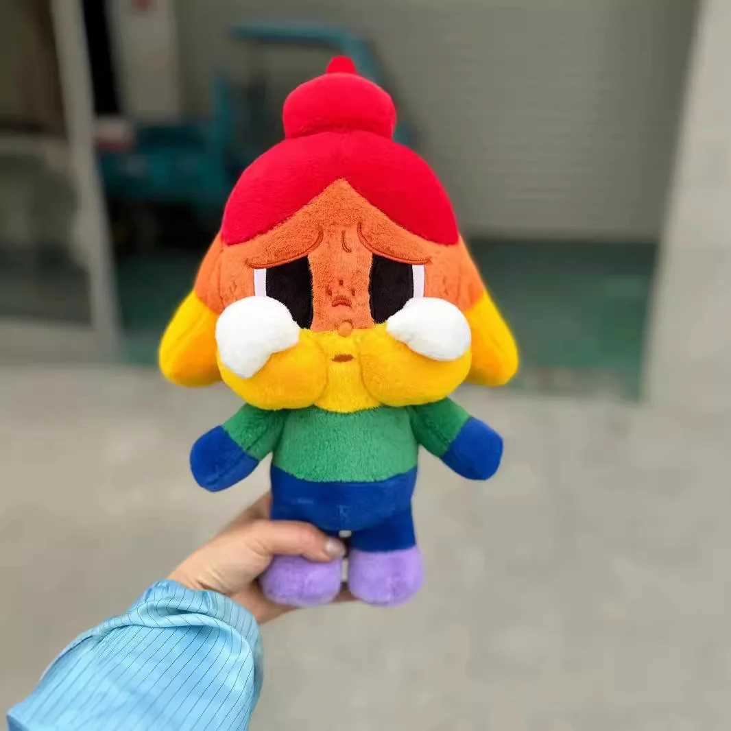2024 New POP Rain Bow Cry Baby Plush Doll Backpack Pendant Keychain Doodle Girl DollXJ250116