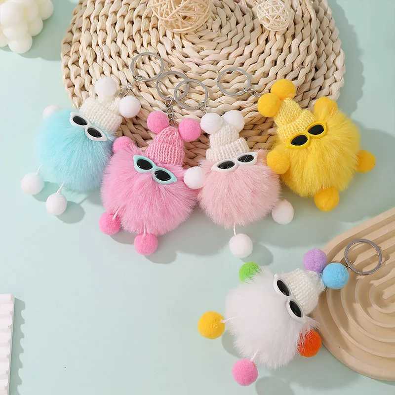 Populari Occhiali Carini Boy Elf A Carbone Tiancheria Peluche Per Poltrona Cartone Animato Porta Porta Portachiavi Pendantxj250116-image