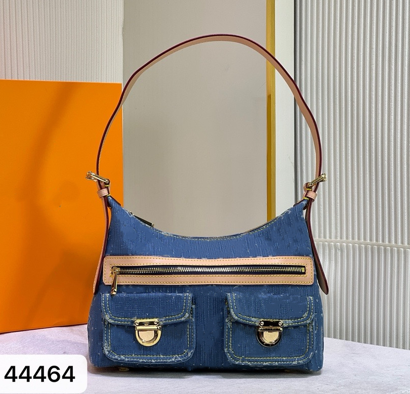 10A Luxury Designer bag women Denim Tote Bag Carryall Shoulder Bag Handbag Crossbody bag Canvas messenger Shopping Bag Moon Purse Hills Clutch Wallet backpack