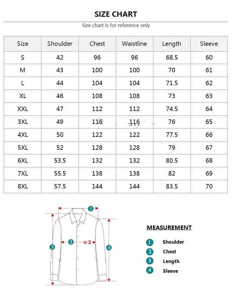 Men Solid Color Business Shirt Fashion Classic Basic Casual Slim White Long Sleeve Formal Wear Shirts Male Plus Size 6XL 7XL 8XLXJ250121