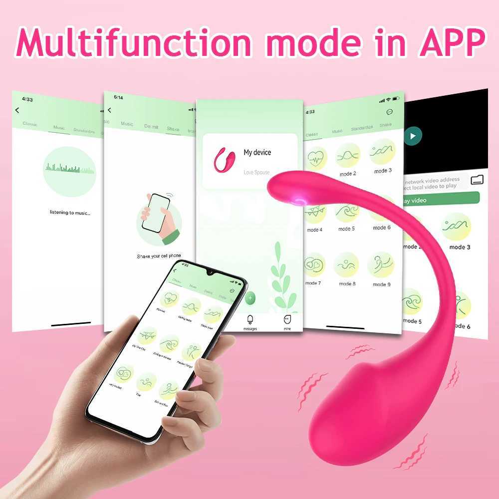 Wireless Bluetooth APP Control Vibrators Wear Vibrating Stimulator Egg G Spot Dildo Vagina Massager For Women Adults Panties W250117