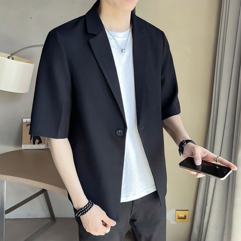 J123Kids' Casual Summer Outfit - Breathable Short-Sleeve Suits