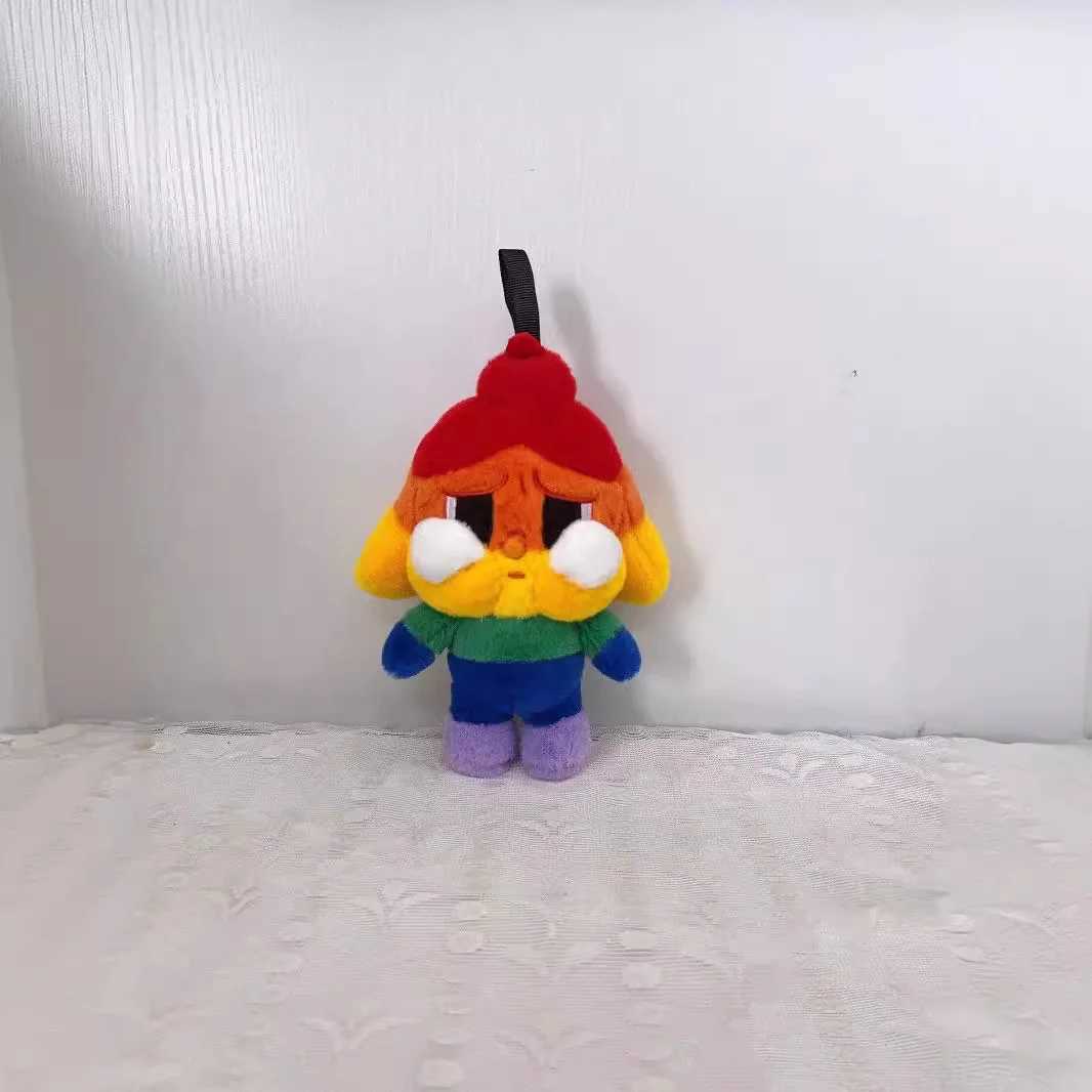 2024 New POP Rain Bow Cry Baby Plush Doll Backpack Pendant Keychain Doodle Girl DollXJ250116