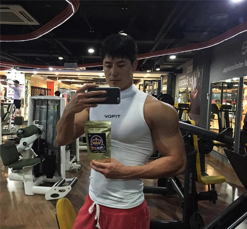 Arrival Gym Clothing Mens Bodybuilding Stringer Tank Top Fitness Turtleneck Sleeveless Shirt Running Vest 250120