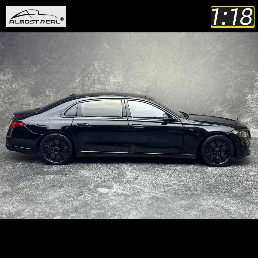 Almost Real 1/18 FOR Benz Maybach S-Class S680 Night Series 2023 car model Metal send friends send leaders birthday presents X250125