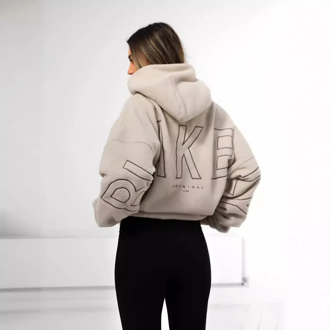 2024 Hoodie Jacket with Thickened Granular Fleece 250121