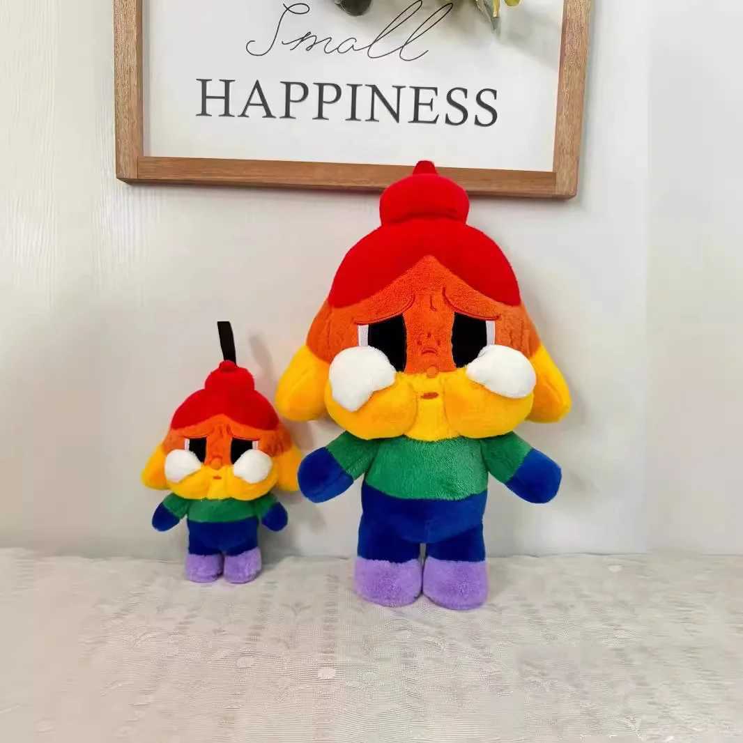 2024 New POP Rain Bow Cry Baby Plush Doll Backpack Pendant Keychain Doodle Girl DollXJ250116