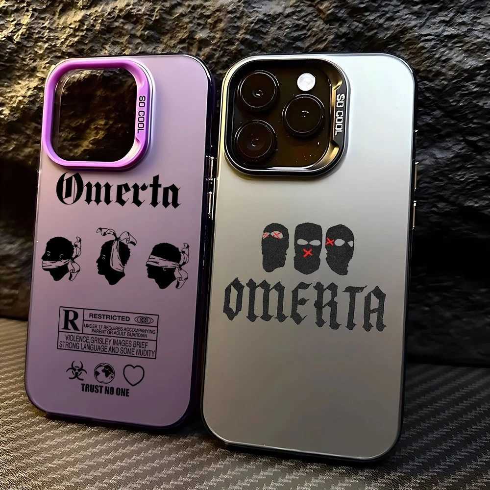 Omerta Maes Phone Case For iPhone 16 15 14 13 12 11 mini Pro Max X XR XSMAX 8 7 Plus Anti Fall Matte Back Cover X2501251