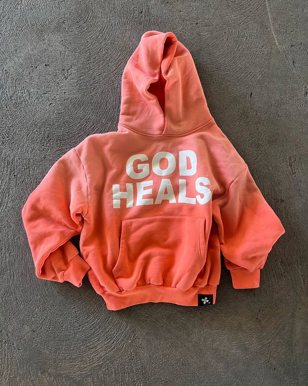 Oversized Street Vintage Streetwear God heals Painting Printed Hoodies Women Sweatshirt Harajuku Y2k Tops Men Clothing 250117