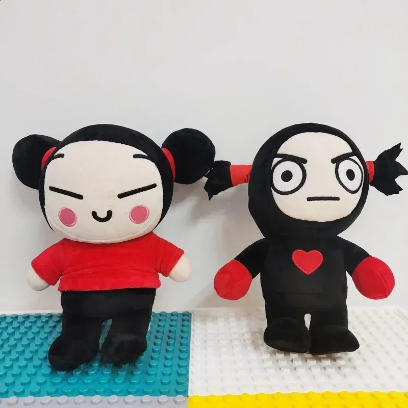 30cm Kawaii Pucca and Garu Plush Toys China Doll Cartoon Cute Soft Stuffed Dolls Figure Sleeping Pillow Childrens Birthday Gift 250109