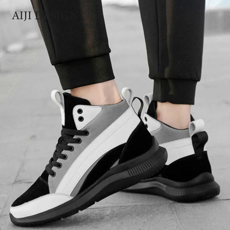 Men Elevator Shoes Hidden Heels Sports Heightening Shoes For Man Increase Insole 10CM 8CM 6CM Optional Height Shoes Men 250113