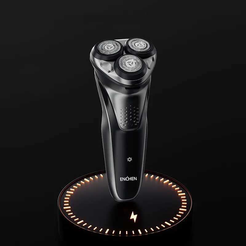 ENCHEN Blackstone plus electric rotary shaver full body washable IPX7 waterproof dry and wet dual purpose rechargeable shaverW250117