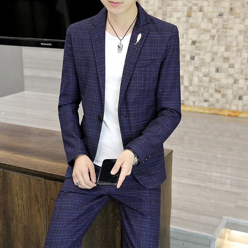M123Casual business suit jacket professional slim formal suit best man groom wedding dress