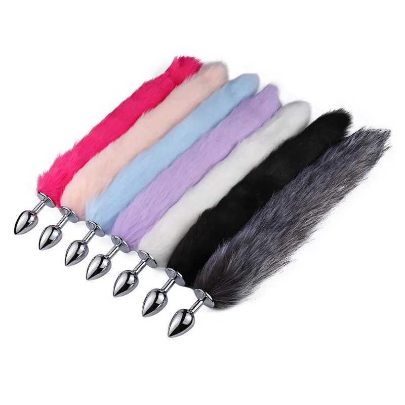Fox Tail Anal Plug Butt Plug Adult Anal Beads Products Anal Sex Toys For Woman Couples Men Adults Games Sex Shop Toys For AdultsXJ250121