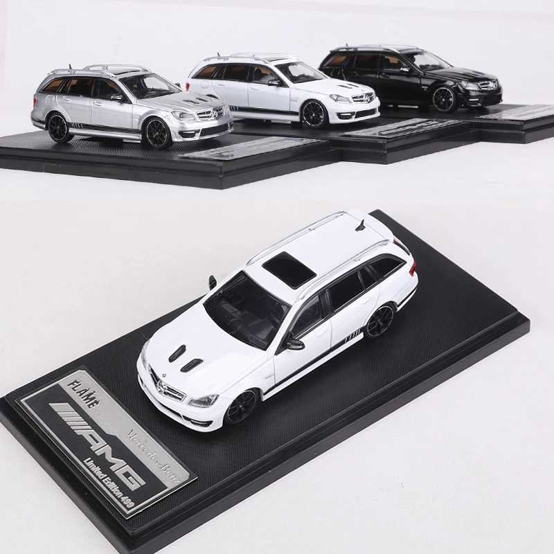 Flame 1 64 AMG C63 Station Wagon Alloy Model Car X250125