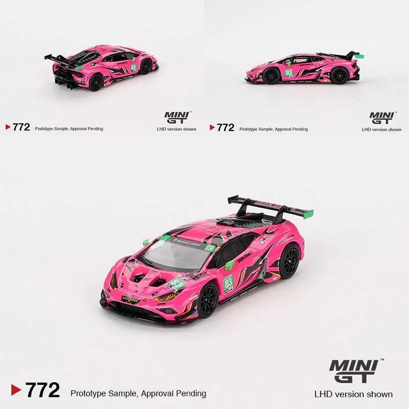 MINIGT 1/64 Lamborghini Hurricane GT3 EVO2 #83 MGT00772-CH Cars Alloy Diecast Metal Model Kids Xmas Gift Toys for Boys X250125