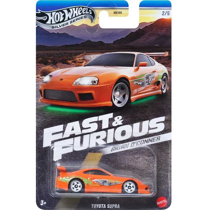 HNR88 Hot Wheel 1 64 Fast and Passionate Nissan Skyline GTR BNR34 Super Eclipse Ford Escort RS1600 Diecast Alloy Car Model X250125