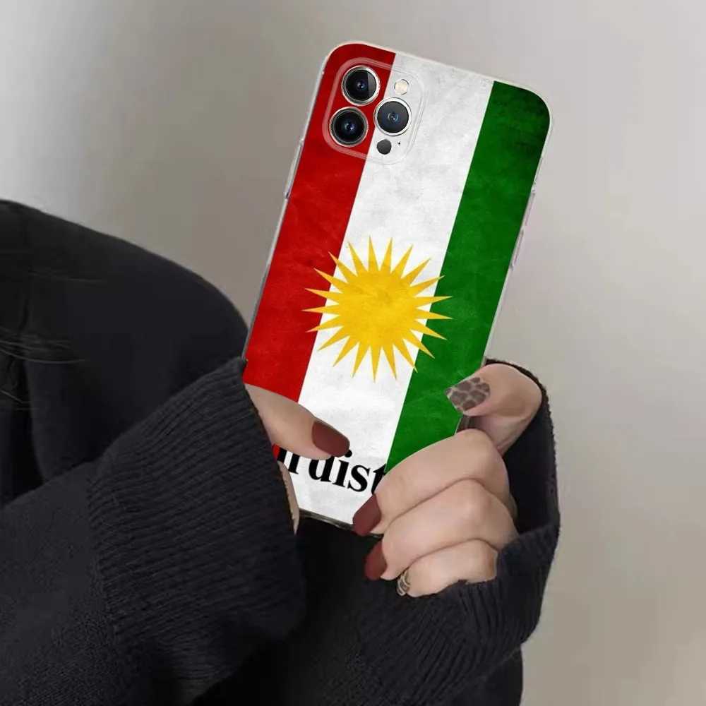 K-Kurdistan Flag Phone Case For IPhone 16 15 8 7 6 6S Plus X SE XR XS 14 11 12 13 Mini Pro Max Mobile Case X250125