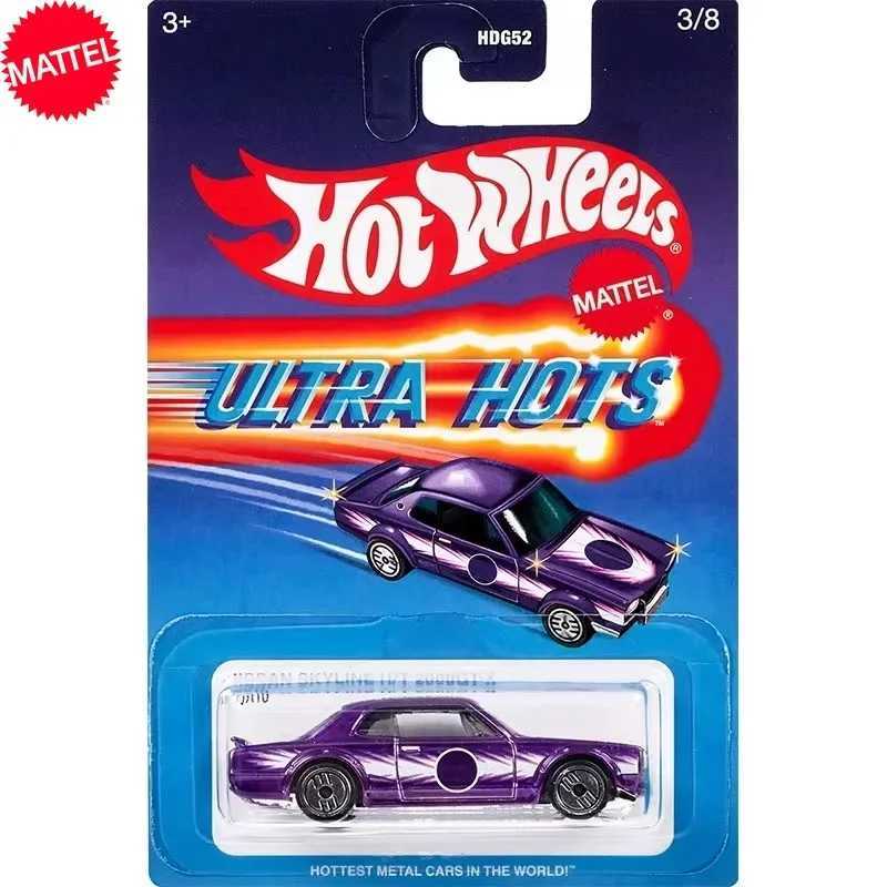 Free shipping Car Ultra Hots 2024 Mix 2 HDG52 F Case 1/64 Diecast Cars Model Toys for Boys Gift