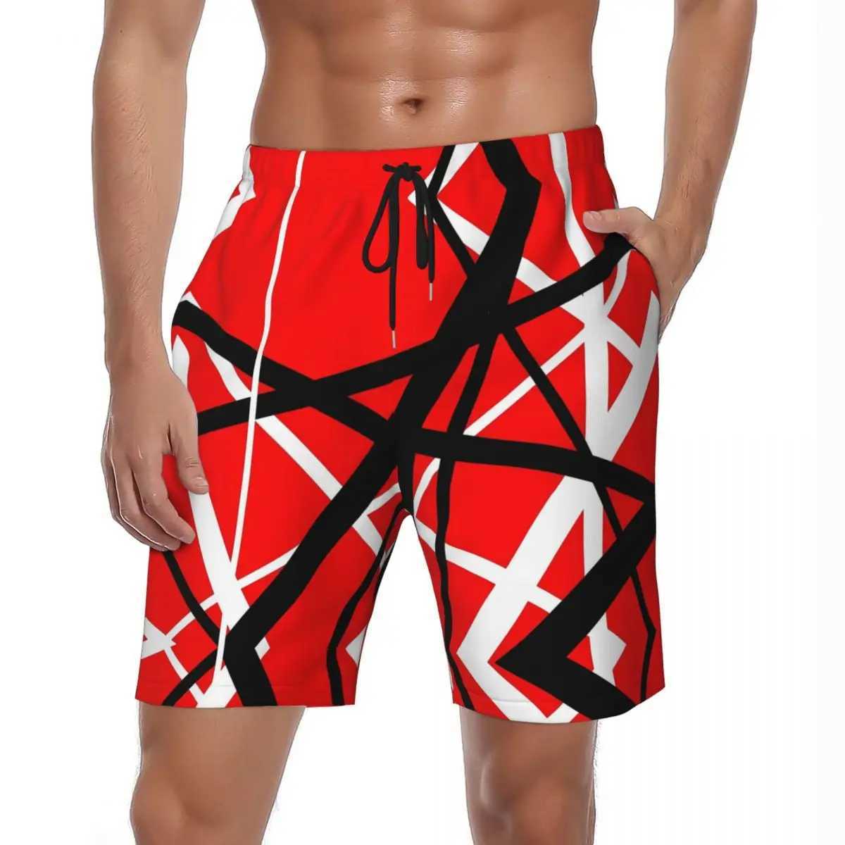 Van Halen Fashion Board Shorts Summer Cool Sports Board Shorts Mens Breathable Fashion Design Oversized Swimming Pants W250114