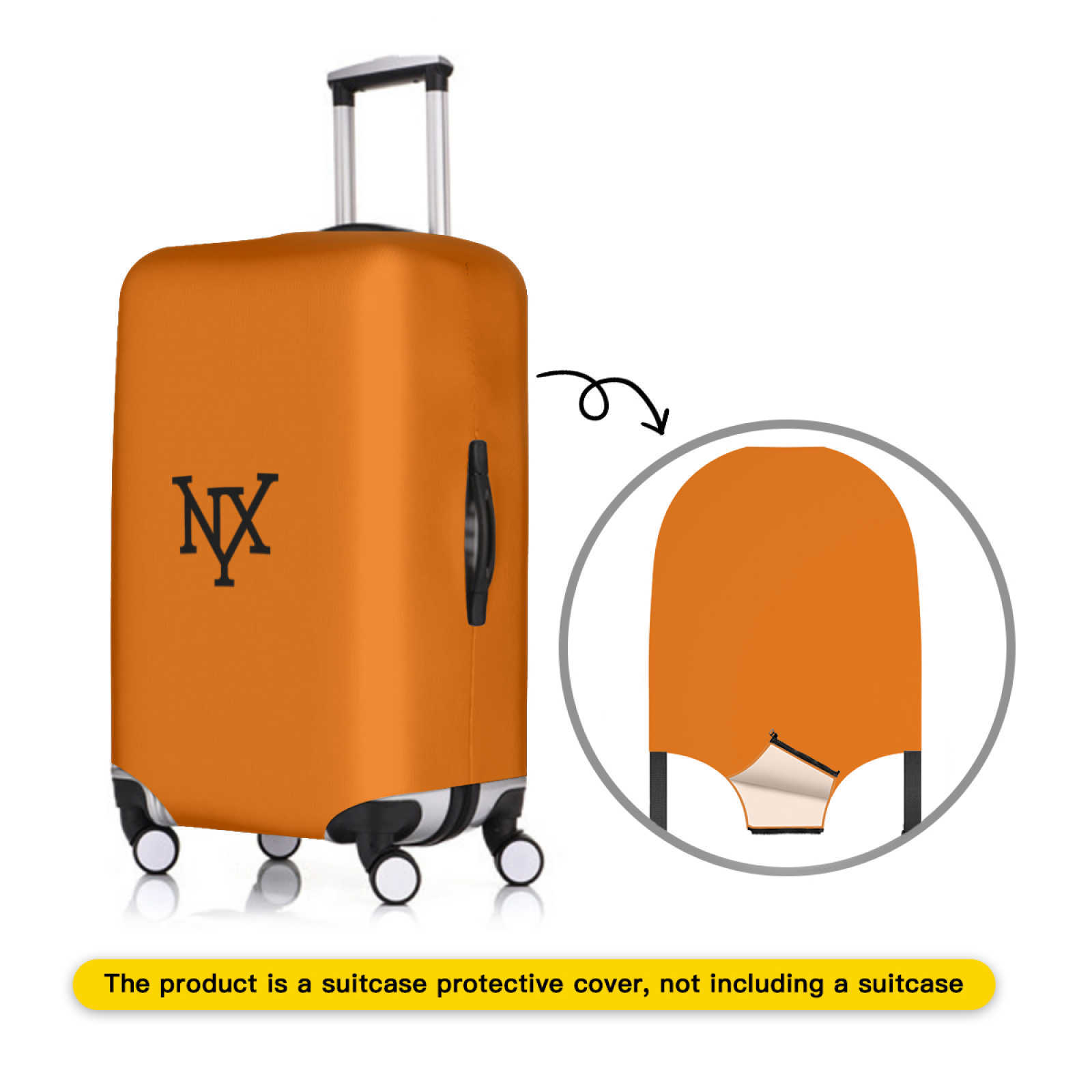 NXY 19-32 Inch Luggage Cover Designer Luggage Protector Baggage Dust Case Covers Women Men Protector Thickened Suitcase Covers 250124