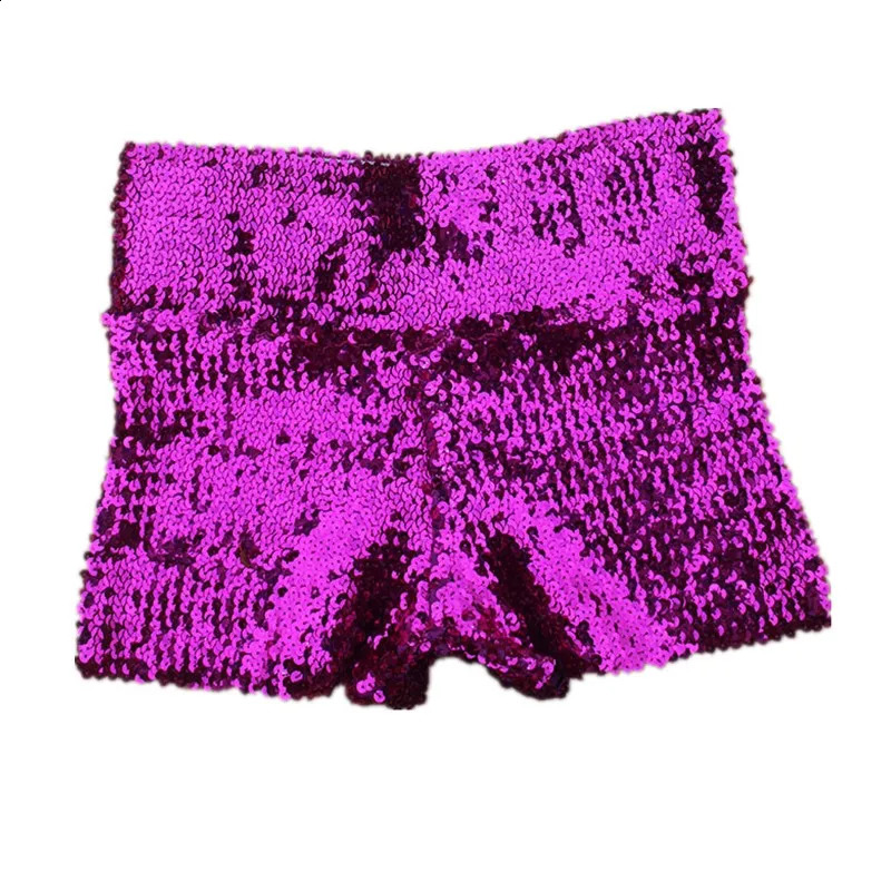 Festival Rave Outfit Shiny Sequins Women Shorts Hight Waist Sexy Clubwear Party Chic Fashion Pants Stage Performance Clothing 250122