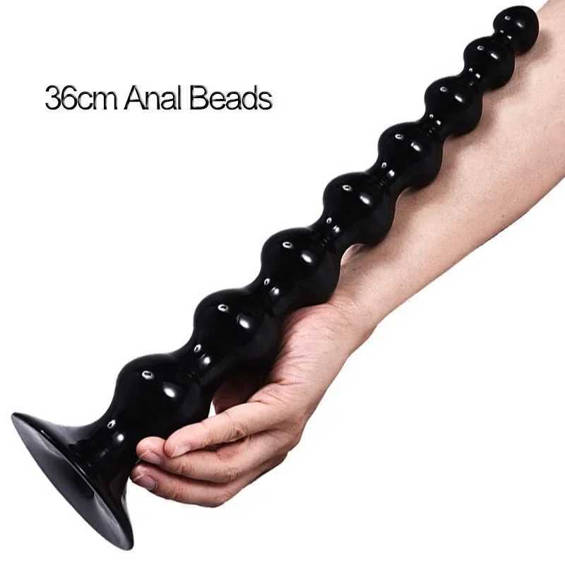 Long Anal Beads Balls Large Butt Plug Big Buttplug Erotic Sex Toys For Woman Men Gay Dilator Prostate Massager Adults ProductsXJ250121