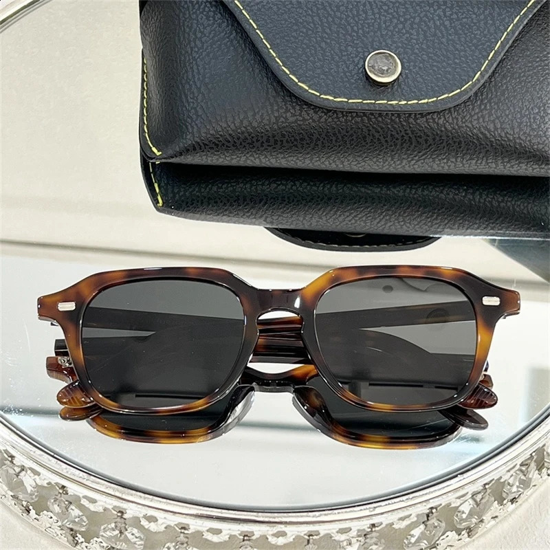 Lemtosh GATKES High Quality Acetate Oval Style Women Sunglasses Men Retro Outdoor Eyewear Shades With Original Case 250117