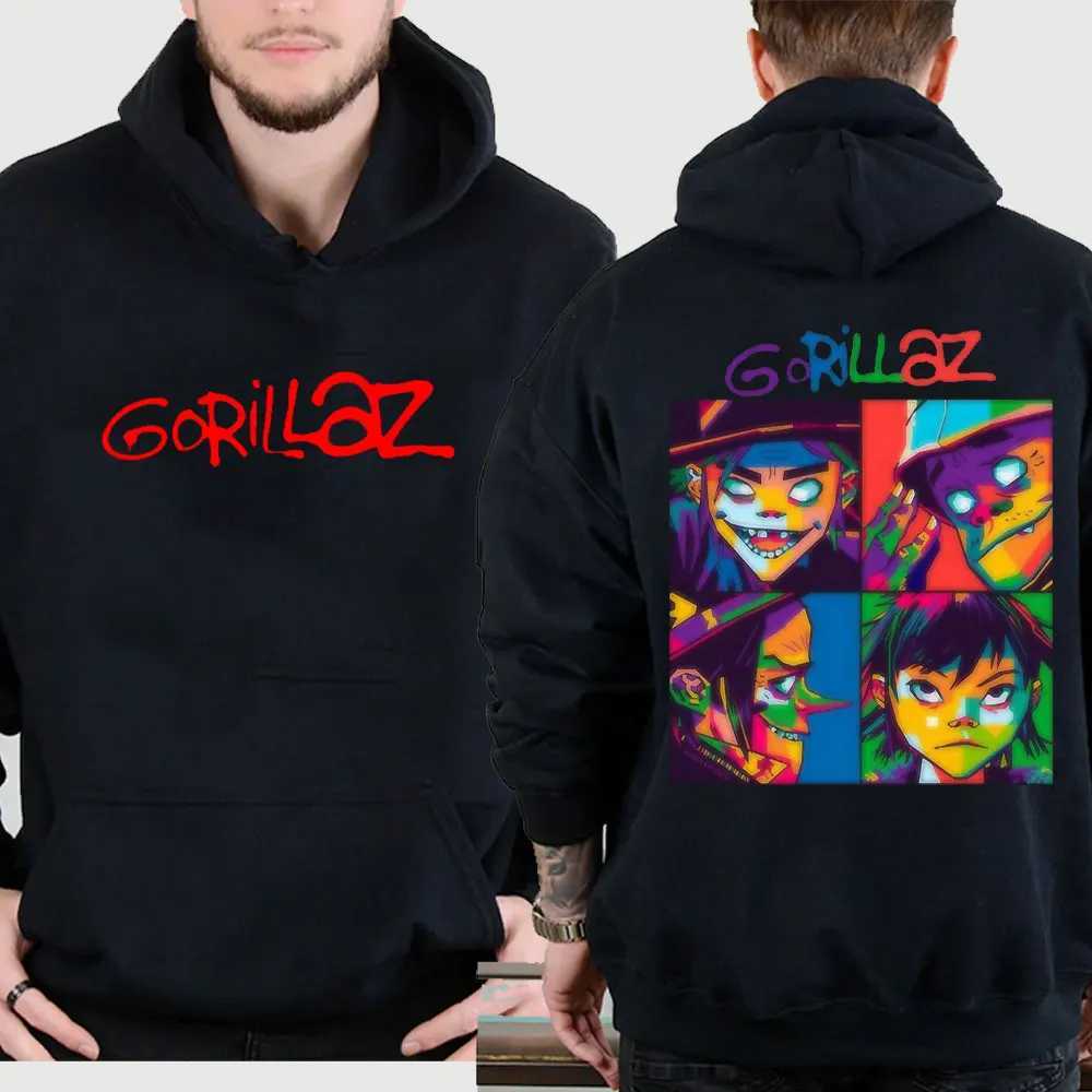 New Hoodies and Sportswear Unisex Coats Anime Sportswear Punk Costume Gorilla Printed Hoodie Fashion Hoodie Hip Hop Rap Hoodie Top X250125