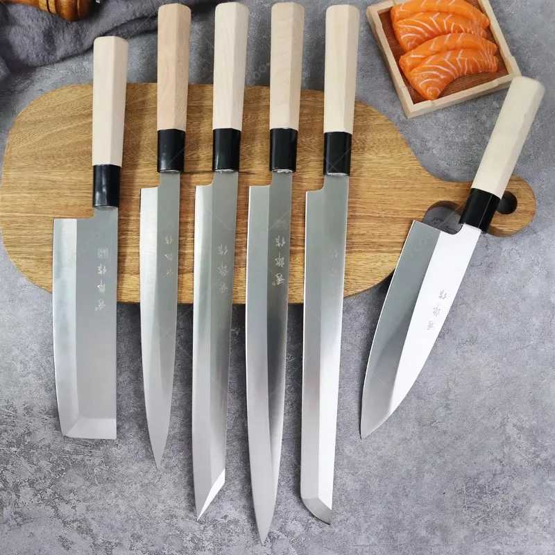 WXCOO Japanese Sushi Knife Sashimi Sushi Knife Slicing Knife Cooking Knives Cutting Sushi Fish Filleting Slicing Meat Cleaver X250125