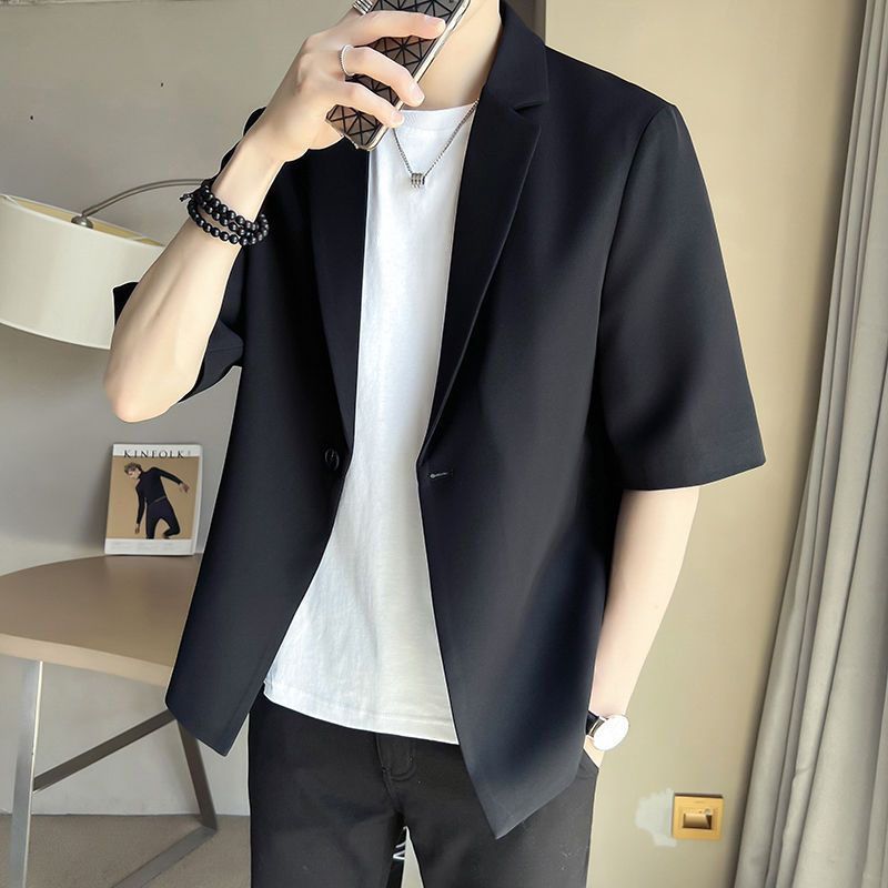 J123Kids' Casual Summer Outfit - Breathable Short-Sleeve Suits