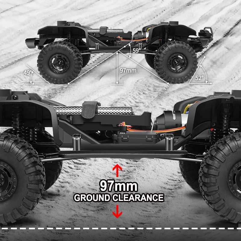 Spot Goods 1 10 Radio-controlled Car High-speed Cross-country Climbing R1001 Mustang Full-size Radio-controlled Model Car Toy X250125