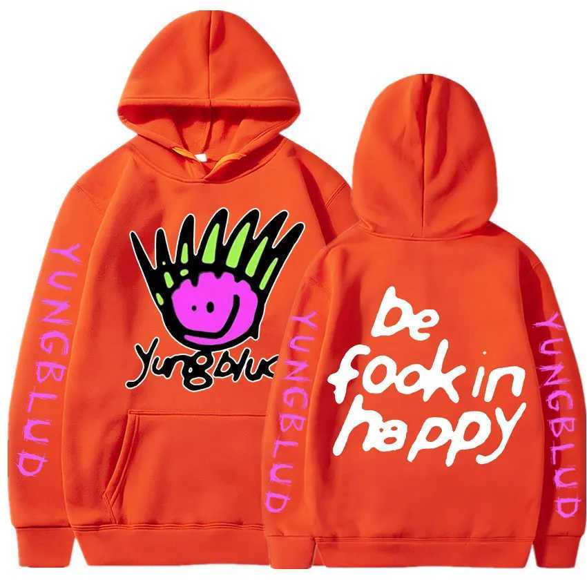 Hip Hop Rapper Yungblud Printing Harajuku Mens Hoodie Fashion Streetwear Unisex Hooded Sweatshirt Costumes Oversized Tracksuit X250125