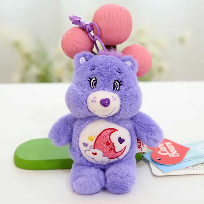 Care Bears Plush Doll Pendant New Plush Toy Girl Satchel Keychain Ornaments Decorated Cartoon Bear Stuffed KeyringsXJ250116