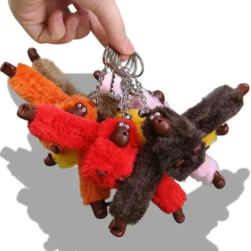 Cute plush monkey keychain gorilla backpack pendant long arm animal bag pendant keychain decoration for adults and children Birtay gifts W250116