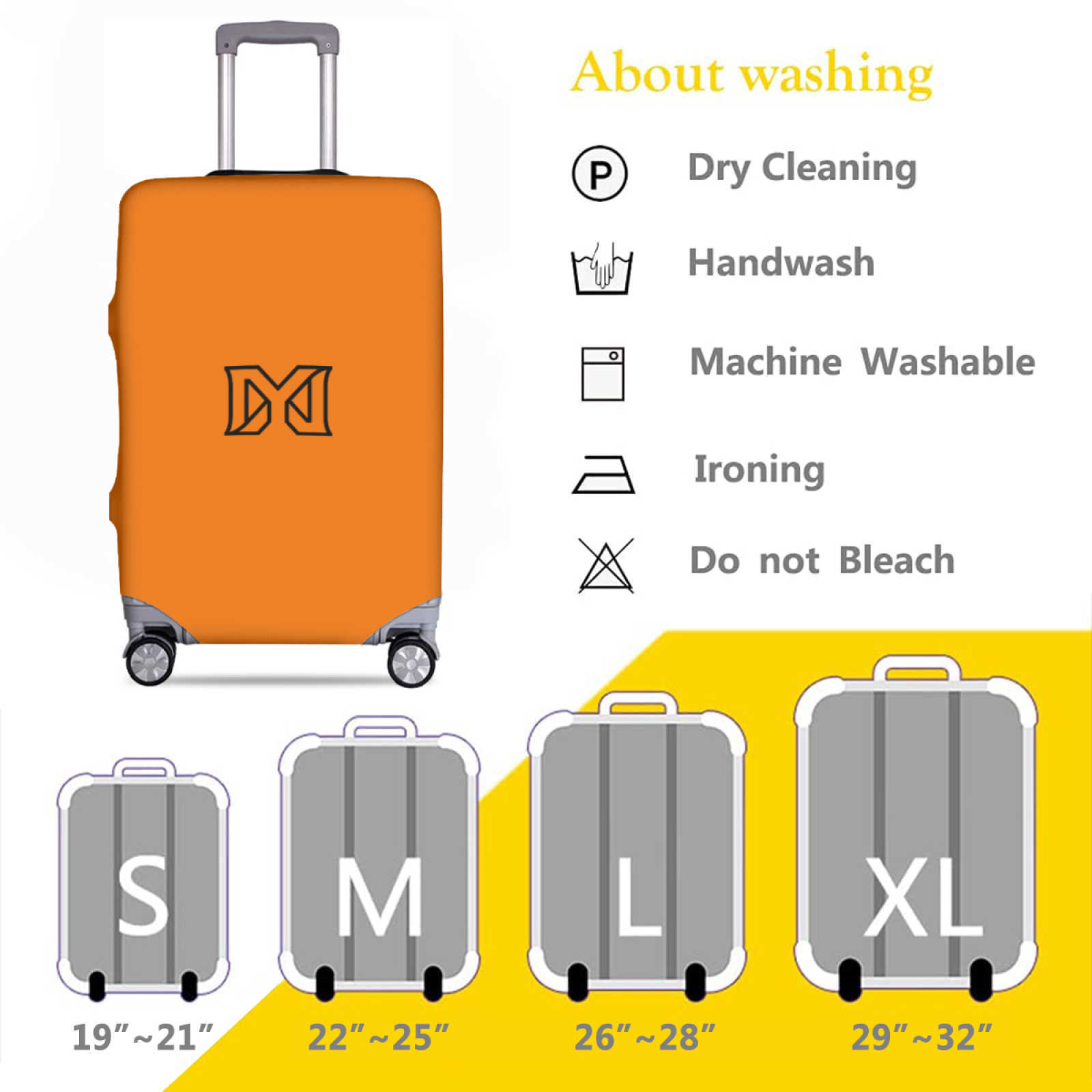 NXY 19-32 Inch Luggage Cover Designer Luggage Protector Baggage Dust Case Covers Women Men Protector Thickened Suitcase Covers 250124