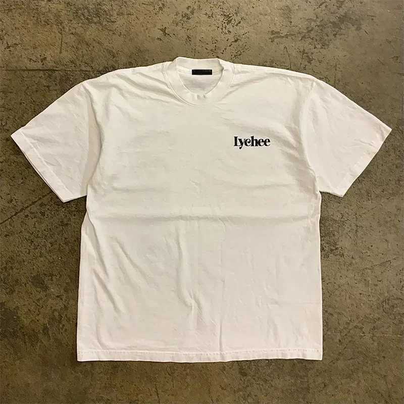 Harajuku Y2k Clothing Vintage Fashion Printed T Shirt Street Hip Hop T-shirt Cotton Crew Neck Tops Summer Men Women Tee Shirt W250117