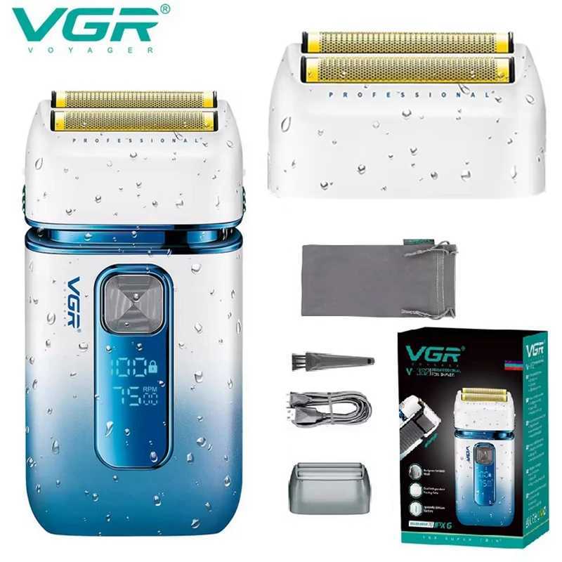 VGR Shaver For Men Rechargeable Hair Beard Razor Bald Head Shaving Waterproof Dual Electric Shaver V-362W250117