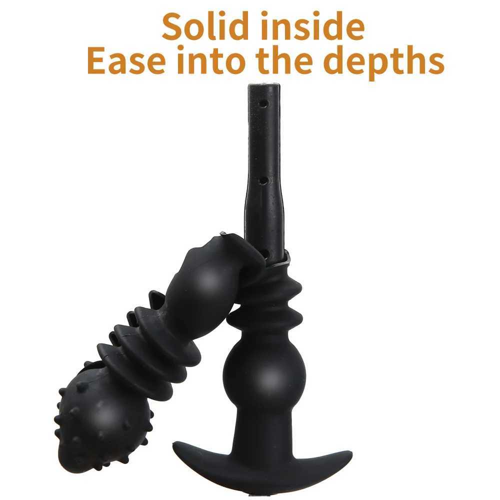 Folding Inflatable Anal Plug Super Huge BDSM Inflate Buttplug Expandable Dildo Pump Anal Dilator For Women/Men Vaginal Anal ToysXJ250121